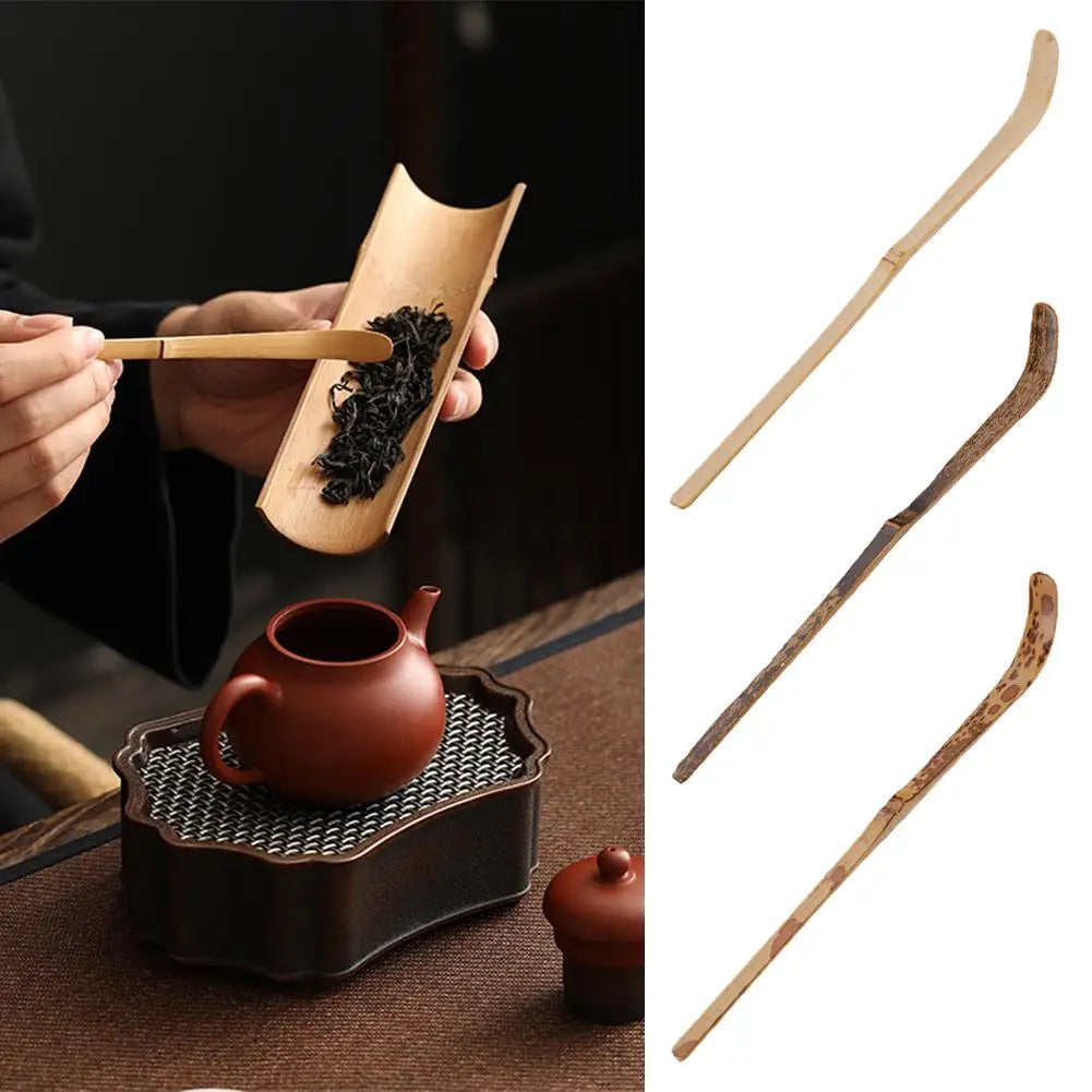 Handmade Wood Tea Leaf Matcha Sticks Spoon Teaware Wood Cooking Utensil Tea Leaf Kitchen Tool Spice Gadget Cooking Utensi