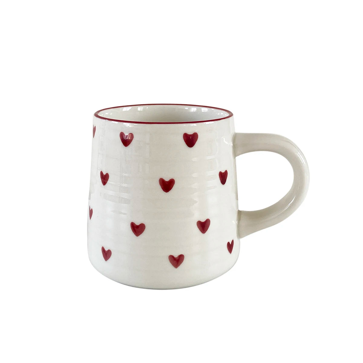 Love Ceramic Mug, Cute Little Love Ceramic Mug Coffee Cup Drinking Cup, Suitable for Home Drinking, Afternoon Tea Drinking, Office Drinking, Coffee Shop Latte Art, Souvenir, Valentine's Day Holiday Gift, Birthday Gift