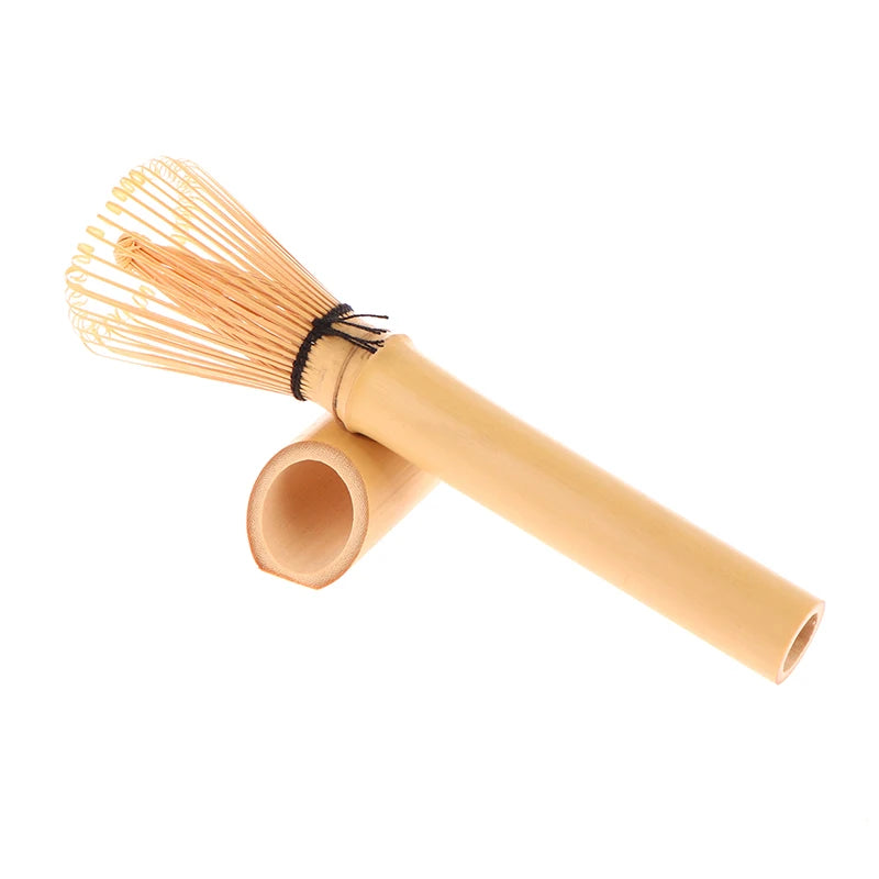Matcha Whisk With Long Handle Matcha Powder Brush Tool Matcha Ceremony Accessory Japanese Style Handcurled Bamboo Tea Whisk