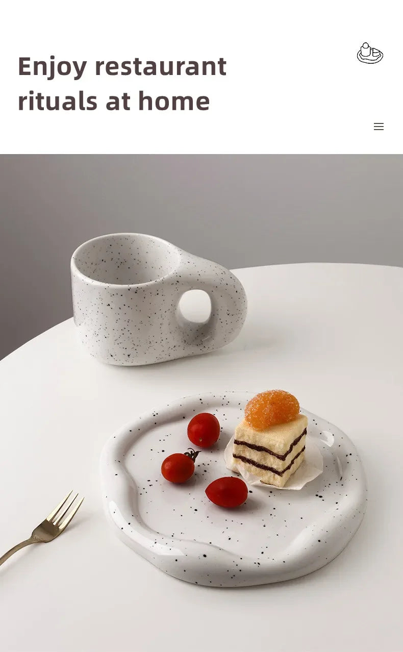 Nordic Silver Plated Ceramic Dish Irregular Tray Decorative Jewelry Organizer ins Creative Tray Luxury Ceramic Storage Tray