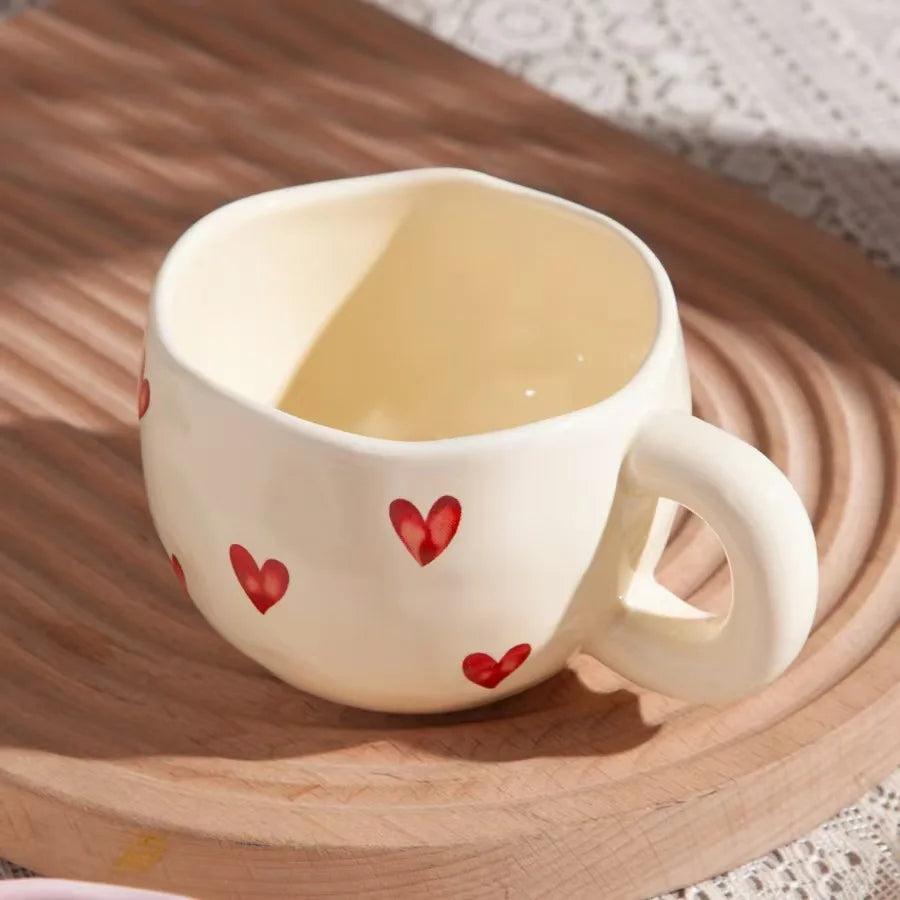 Creative Love Makeup High Beauty Ceramic Water Cup