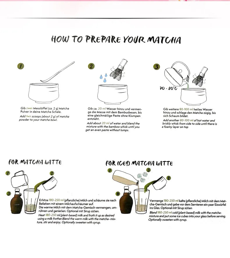 5/10PCS Matcha Whisk Set for Beginners Elegant Bamboo Wood Japanese Matcha Tea Making Kit with Whisk Holder Scoop Sifter