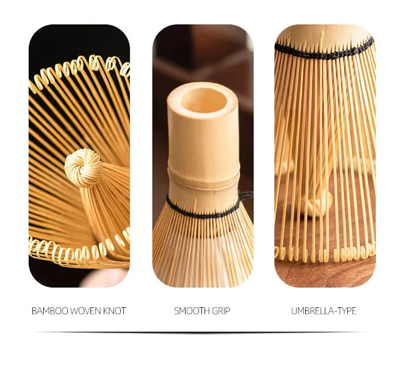 5/10PCS Matcha Whisk Set for Beginners Elegant Bamboo Wood Japanese Matcha Tea Making Kit with Whisk Holder Scoop Sifter