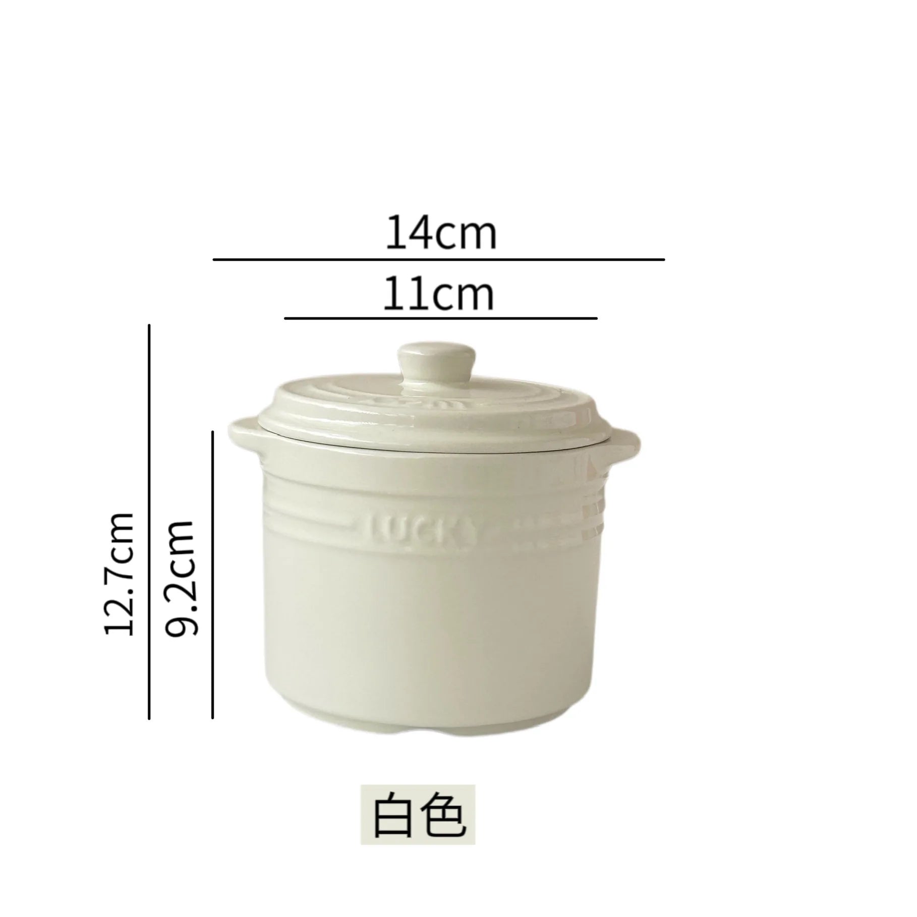 Double Lid Ceramic Bowl,Bird's Nest Steamed Egg Bowl Dessert Cup Stockpot for Boiling, Simmer Cooking Pot Kitchen Cooking Tools