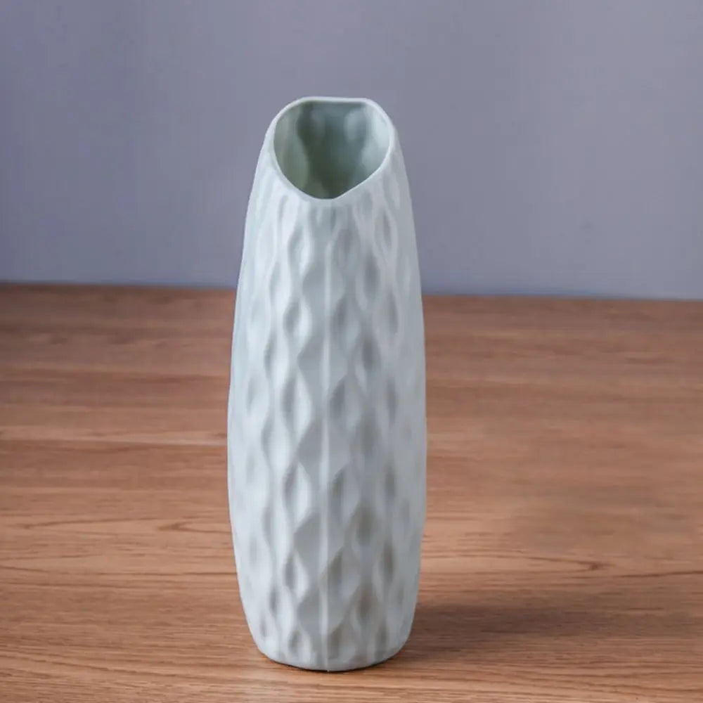 Home Decor Plastic Plastic Vases Imitation Ceramic Flower Arrangement Flower Pot Decoration Desktop Ornament Living Room