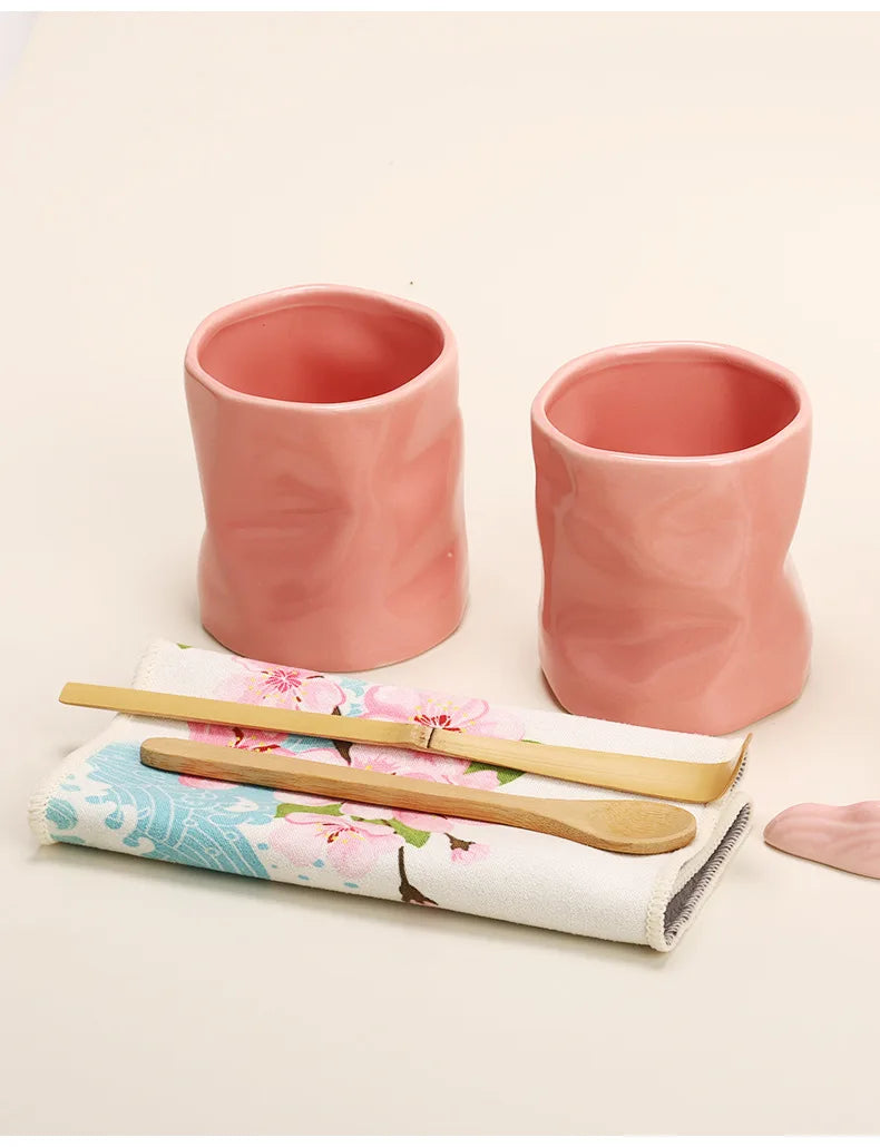 5/10PCS Matcha Whisk Set for Beginners Elegant Bamboo Wood Japanese Matcha Tea Making Kit with Whisk Holder Scoop Sifter