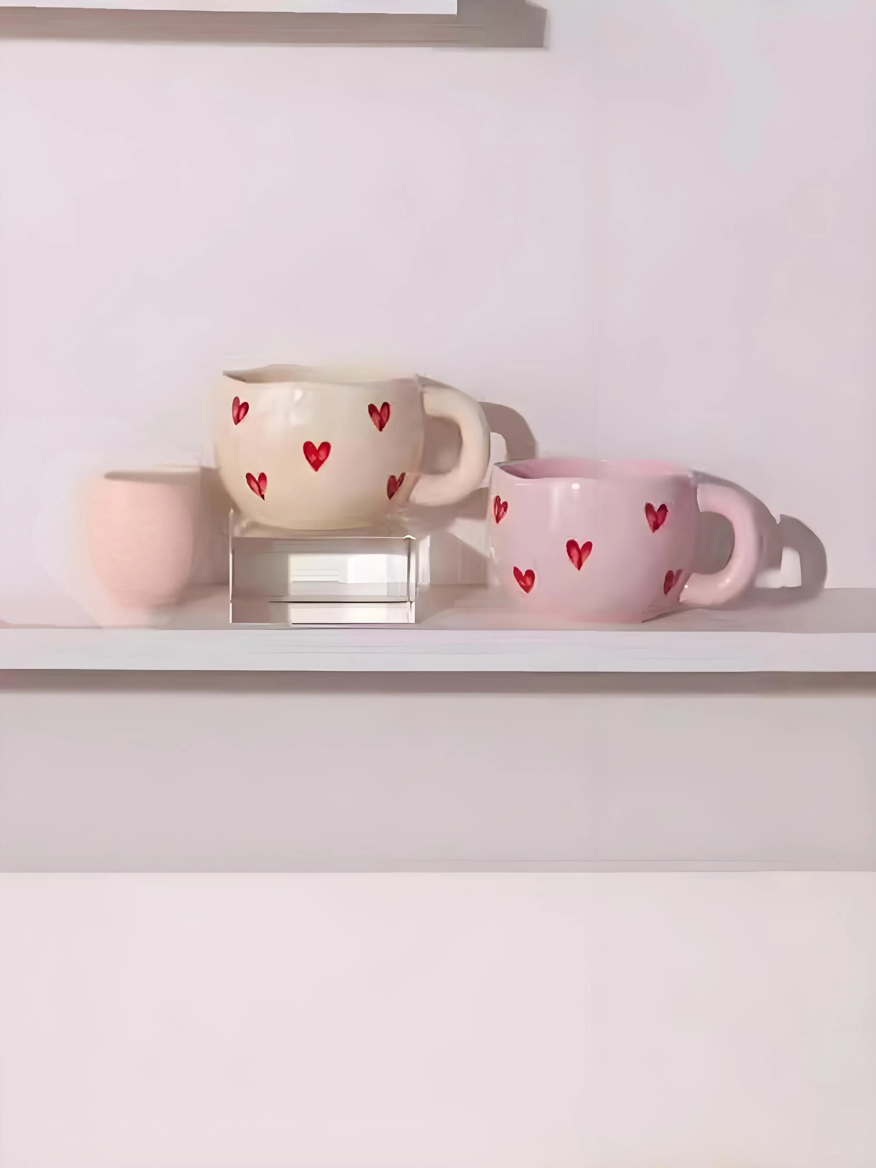 Creative Love Makeup High Beauty Ceramic Water Cup