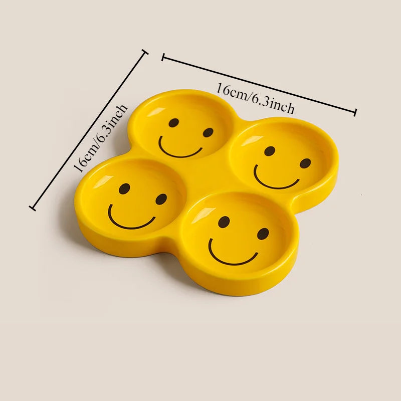 Ceramic Shelf Home Atmosphere Decoration Home Decor Living Room Foyer Creative Decoration Gifts Miscellaneous Storage Tray