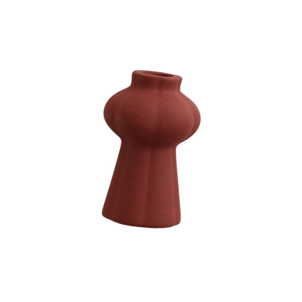 Ceramic Vases Refrigerator Stickers Decorative Exquisite Magnetic Sticker Mini Stylish Simulation Flower Vase Living Room