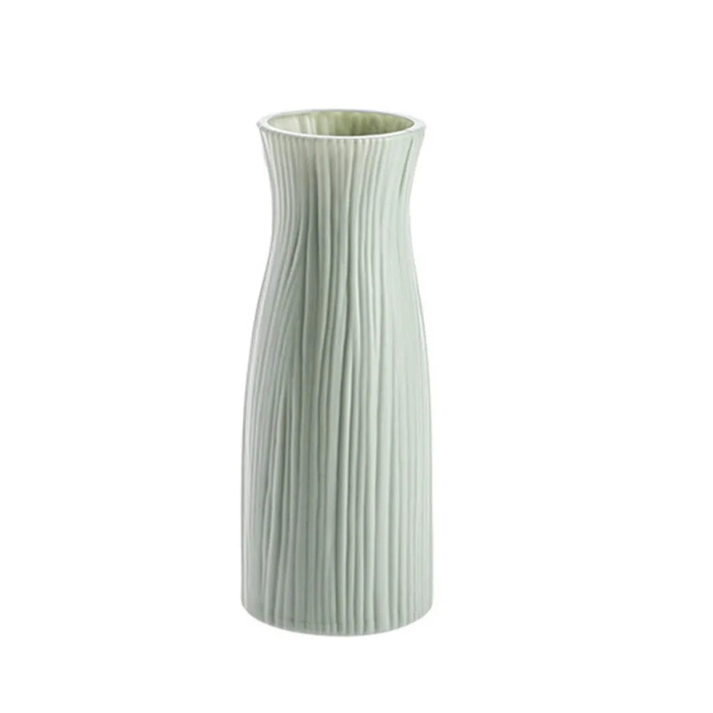 Home Decor Plastic Plastic Vases Imitation Ceramic Flower Arrangement Flower Pot Decoration Desktop Ornament Living Room