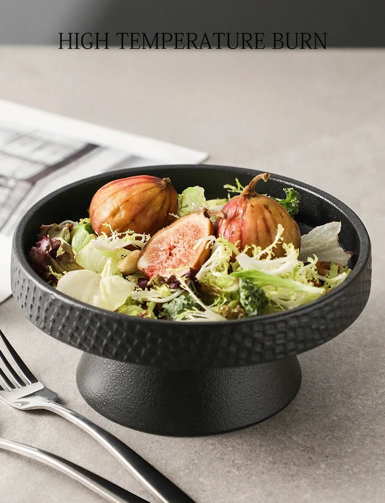 Creative Ceramic Western Dinner Plate Soup Plate Japanese Style Premium Dish Western Restaurant Layout