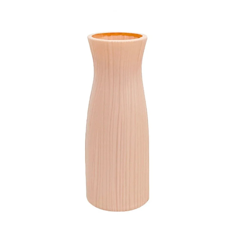 Home Decor Plastic Plastic Vases Imitation Ceramic Flower Arrangement Flower Pot Decoration Desktop Ornament Living Room