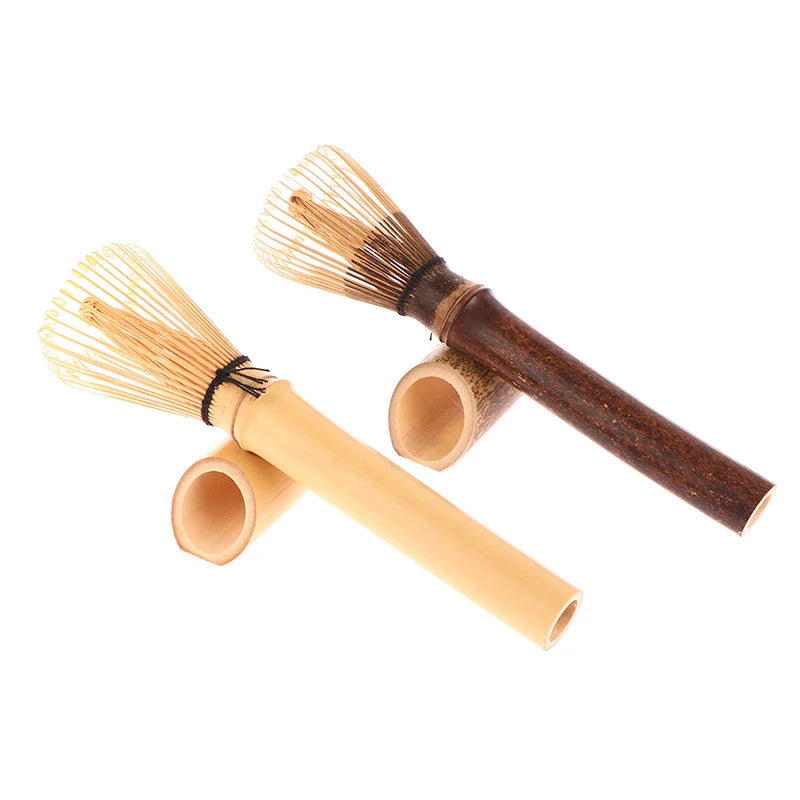 Matcha Whisk With Long Handle Matcha Powder Brush Tool Matcha Ceremony Accessory Japanese Style Handcurled Bamboo Tea Whisk