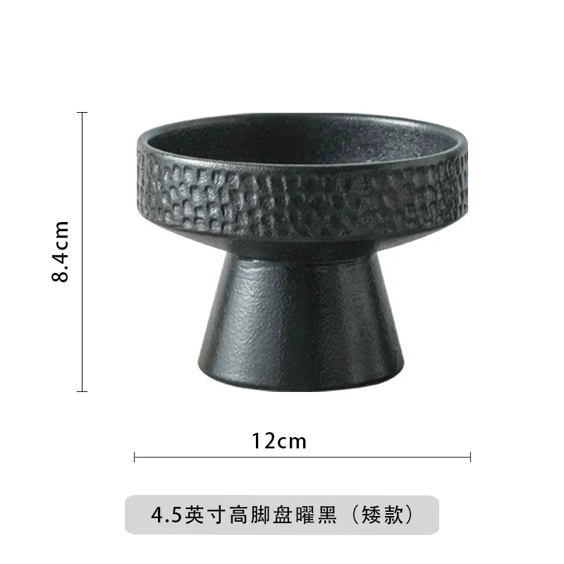 Creative Ceramic Western Dinner Plate Soup Plate Japanese Style Premium Dish Western Restaurant Layout