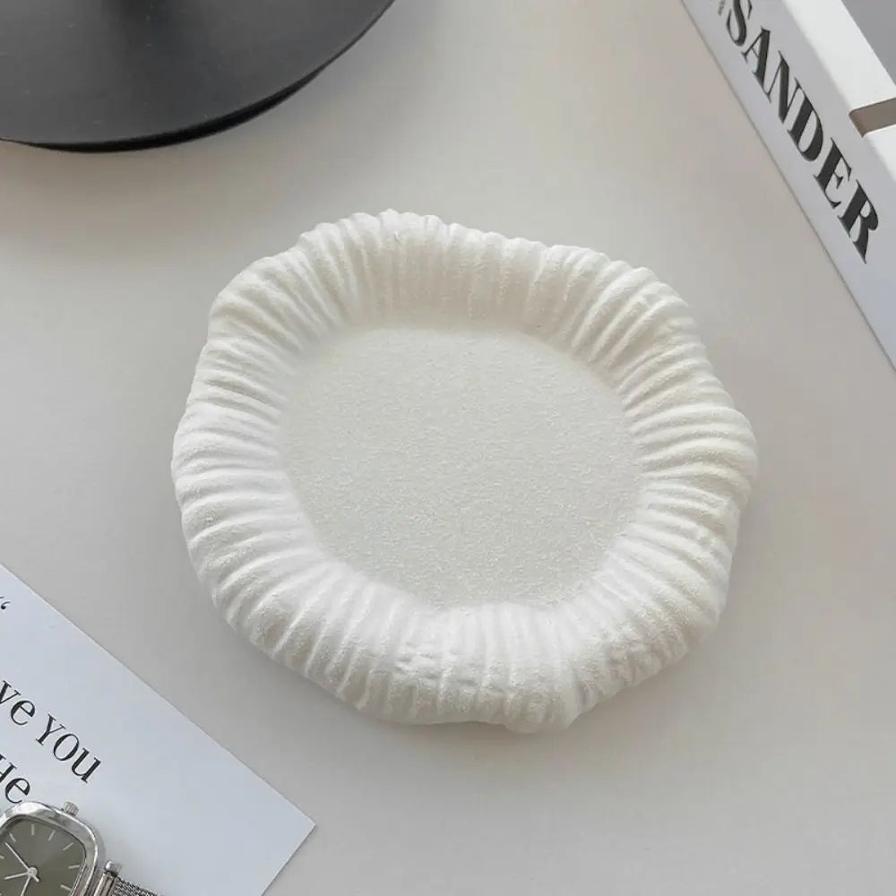 Ceramic Jewelry Storage Tray Creative Portable Jewelry Display Rack Artistic Multi-Function Storage Plate Photography Props