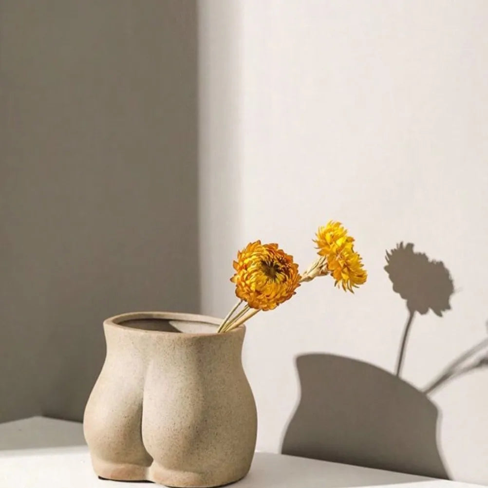 Creative Ceramic Vase Retro Home Decor Elegant Desktop Flower Pot Room Decoration Living Room Table Decoration and Accessories