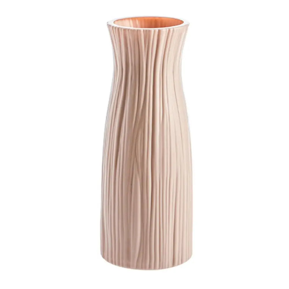 Home Decor Plastic Plastic Vases Imitation Ceramic Flower Arrangement Flower Pot Decoration Desktop Ornament Living Room