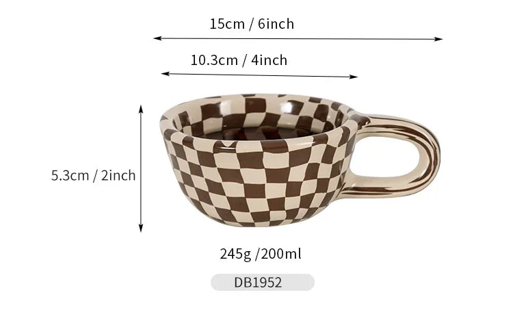 1pc Ceramic Mugs Coffee Cups Irregular Flower Milk Tea Cup ins korean style Oatmeal Breakfast Mug Drinkware Kitchen