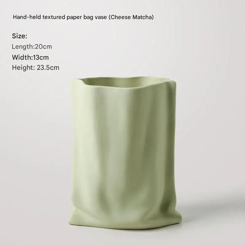 Luxury Holiday Gifts Ceramics Handmade Table Vase Flower Vase Illustrations Home Decor Simplicity Floral Ornaments for Bedroom