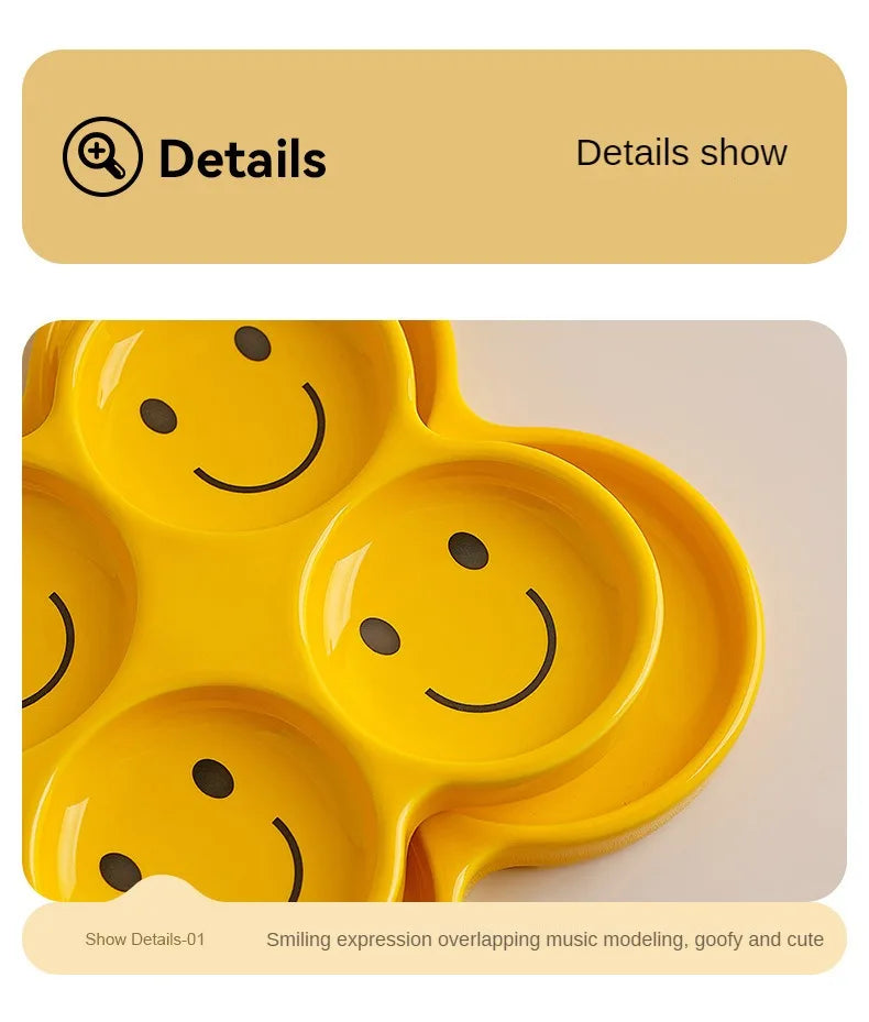 Ceramic Shelf Home Atmosphere Decoration Home Decor Living Room Foyer Creative Decoration Gifts Miscellaneous Storage Tray