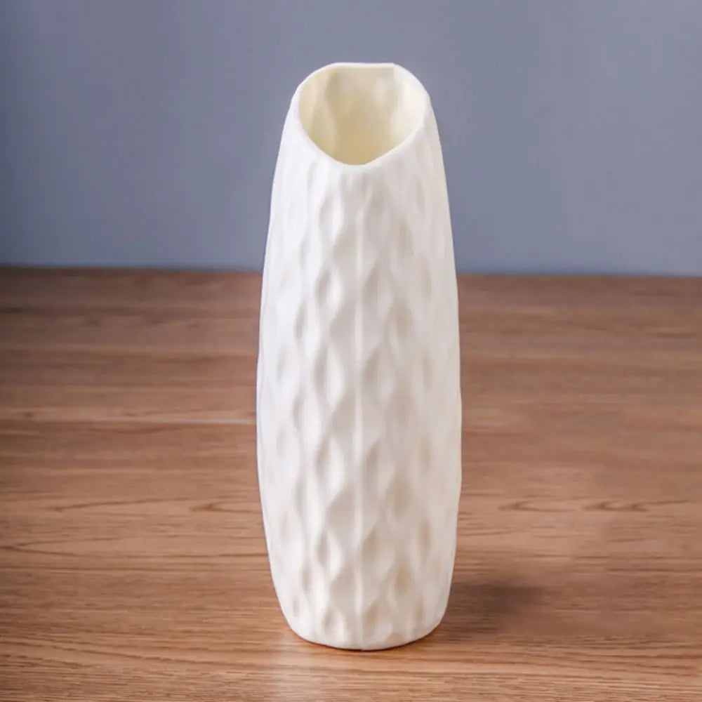 Home Decor Plastic Plastic Vases Imitation Ceramic Flower Arrangement Flower Pot Decoration Desktop Ornament Living Room